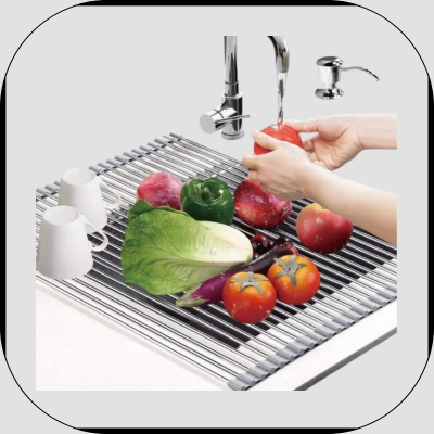 Folding Dish Drying Rack