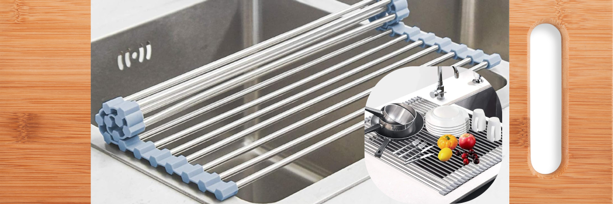 Roll Up Dish Drying Rack