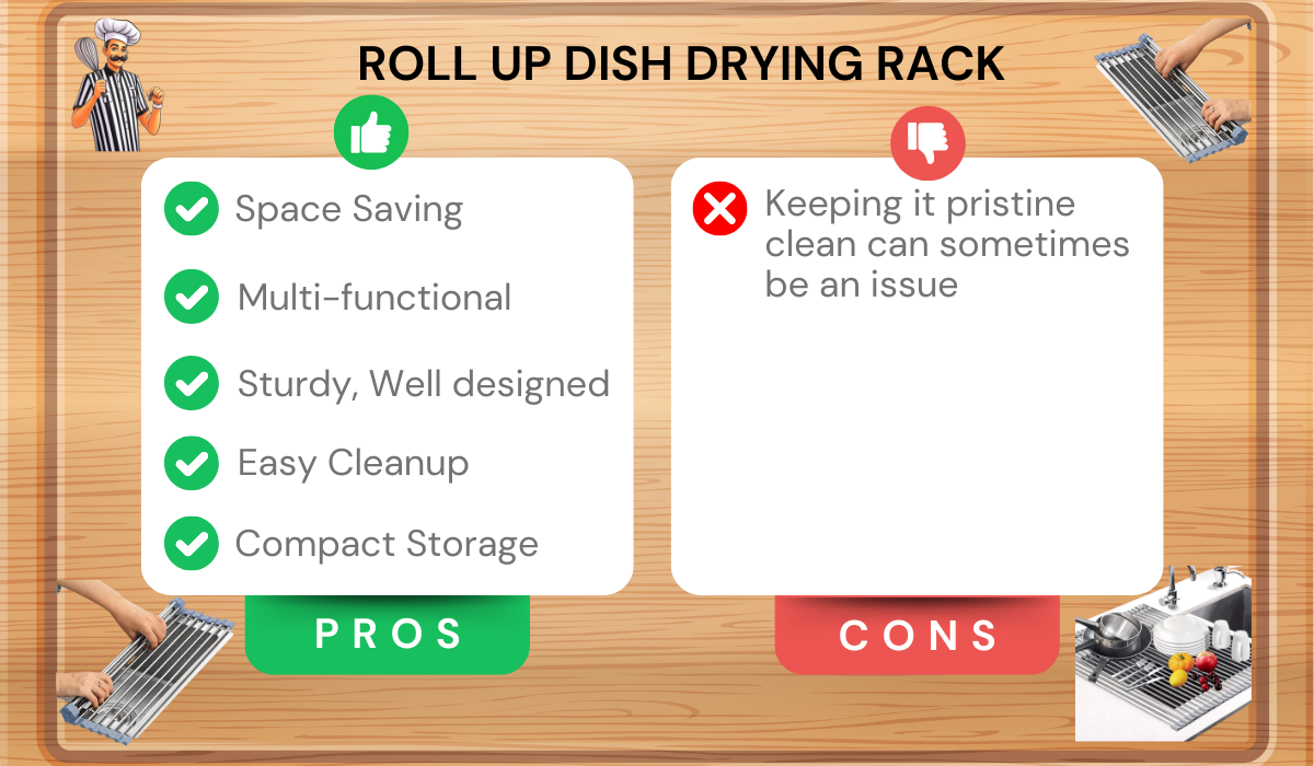Folding Dish Drying Rack - Pros & Cons
